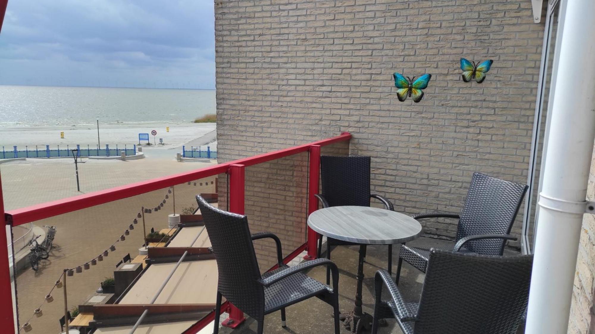 Appartement Ijsselmeer Makkum Strand Exterior foto